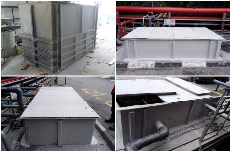 FRP Tank Fabrication & Installation Work