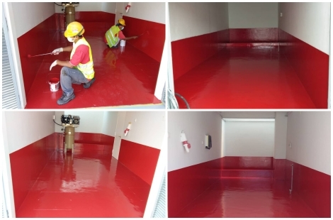 Generator & Compressor Room Floor & Wall Coating