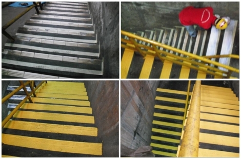 Loctite Floor Coating for Staircase